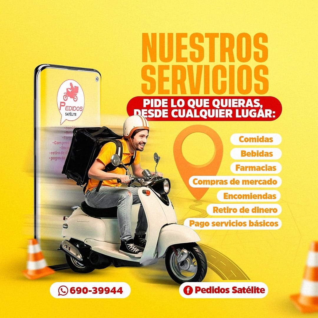 Servicio de Delivery para satélite norte 