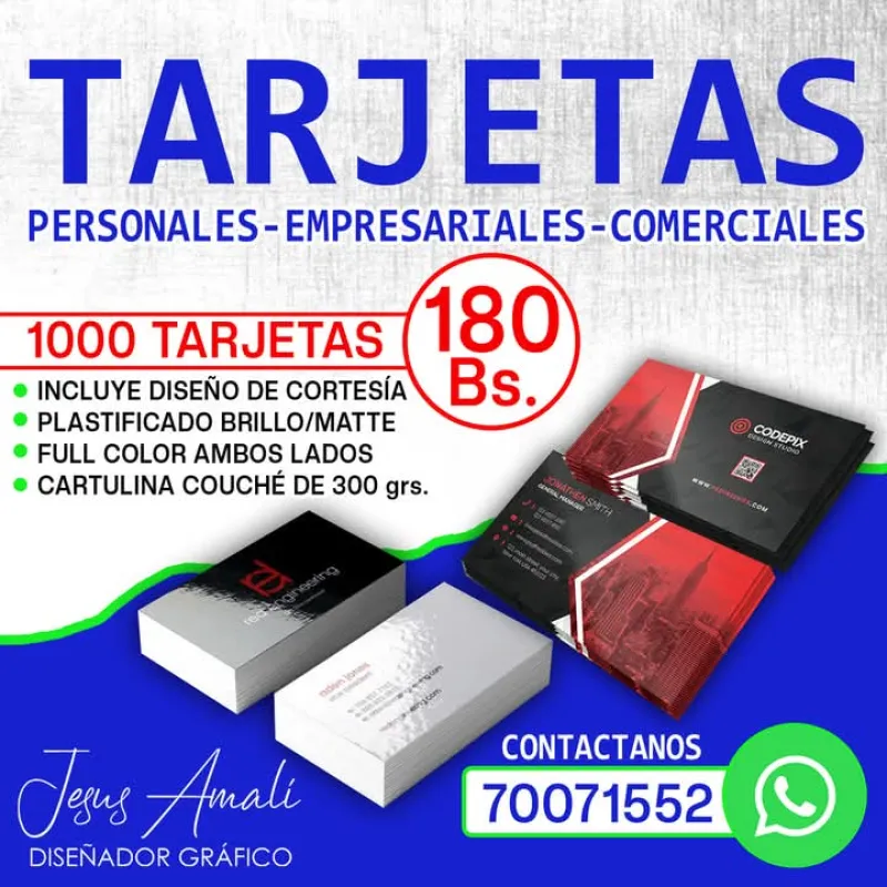TARJETAS PERSONALES 
