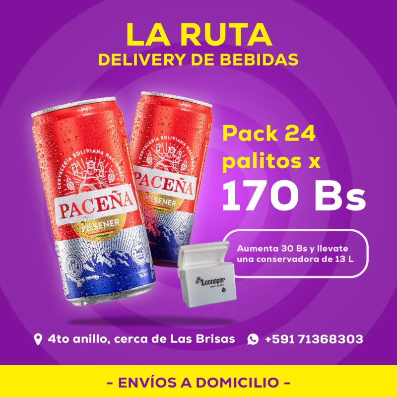 Pack 24 Cerveza Paceña Palito